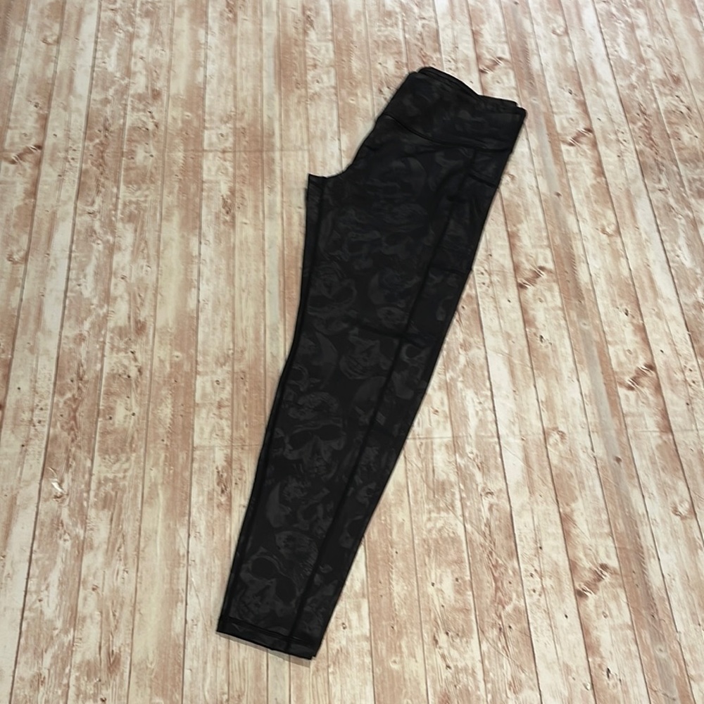 CVG xxl black skull full length leggings
